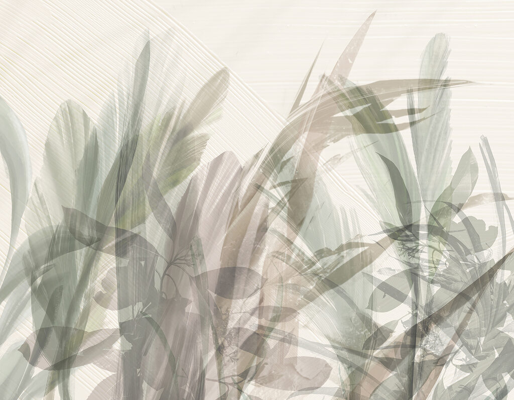 Olive Leaf Shadows — full design
