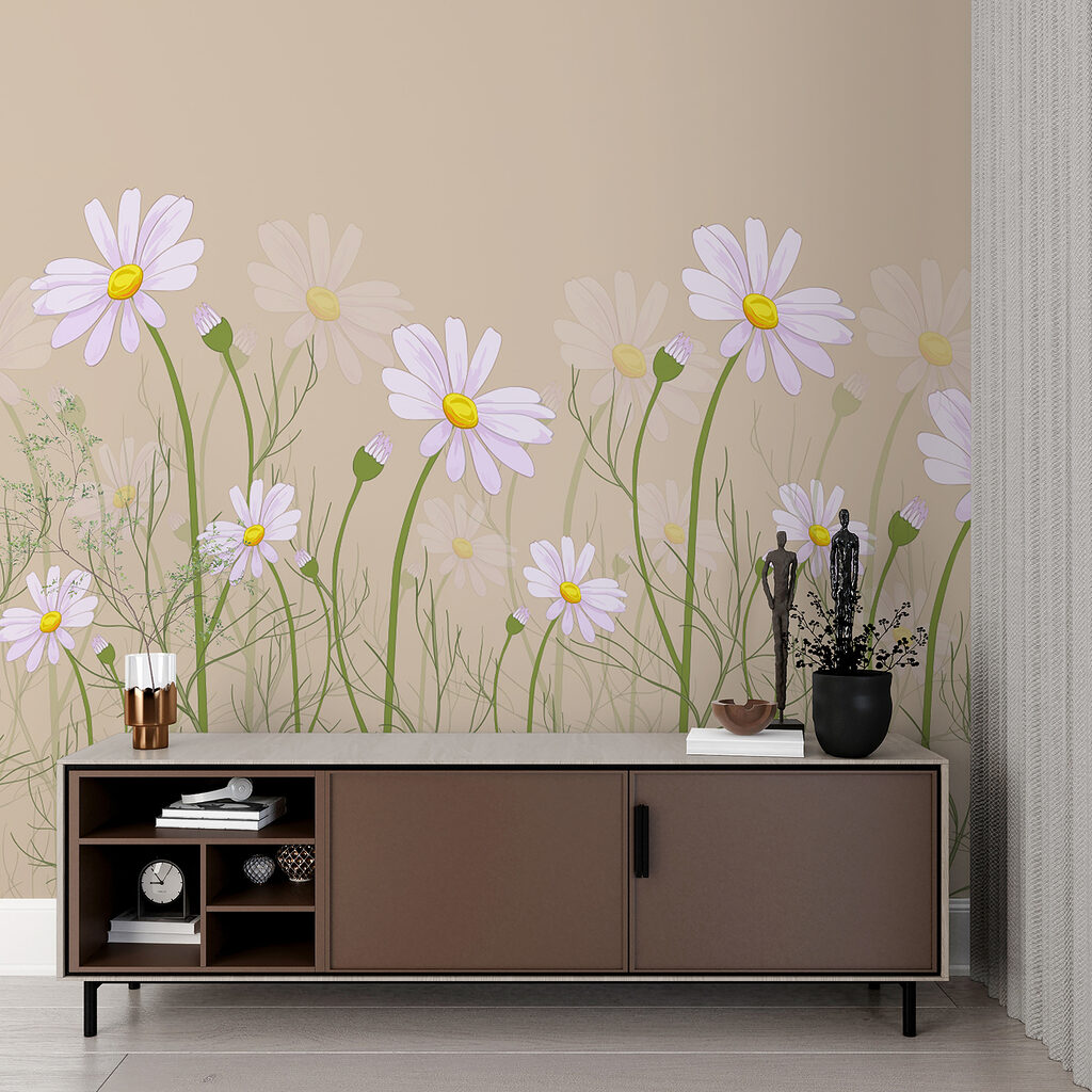 Daisies on slender stems — interior 2