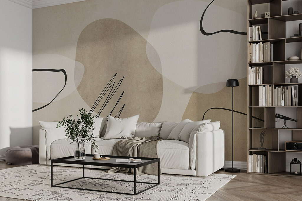 Shapes and Scribbles in an interior