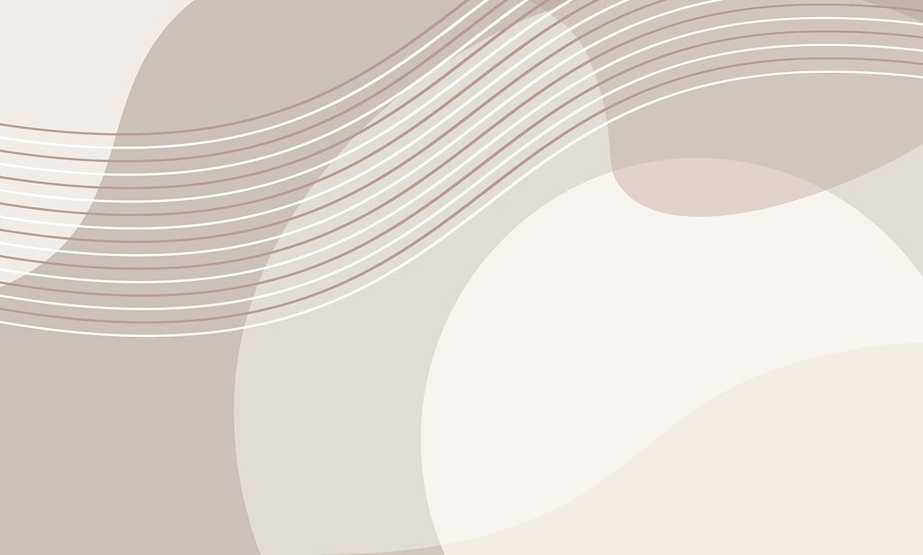 Wavy lines over shapes — full design