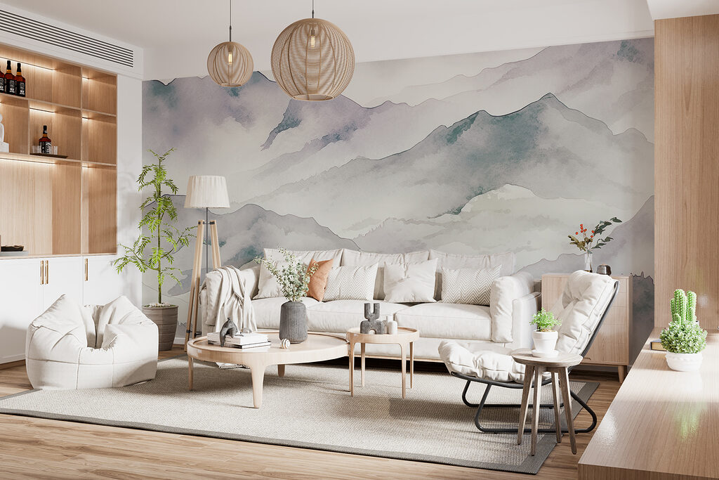 Watercolour Mountain Mist — interior 2