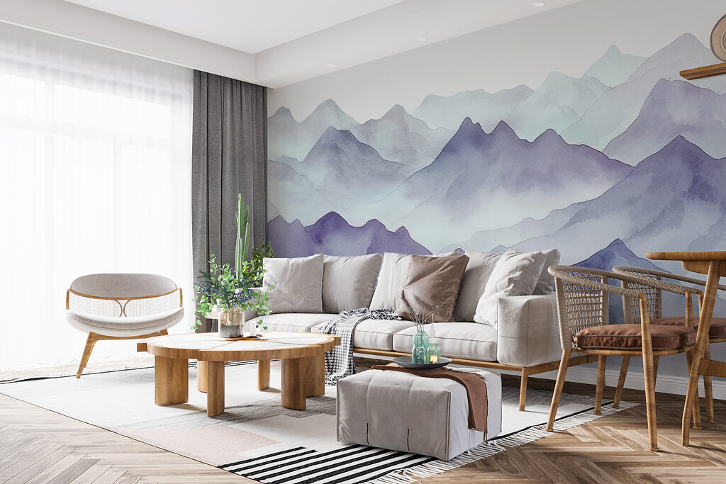 Watercolour Peaks — interior 2