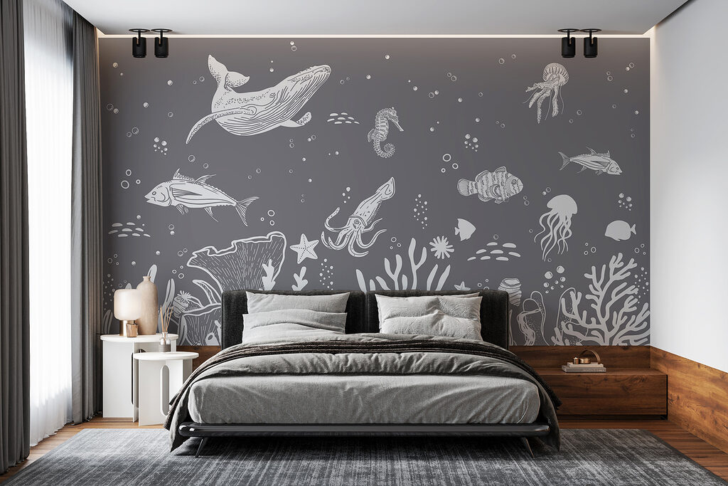 Ocean Life in Chalk — interior 1