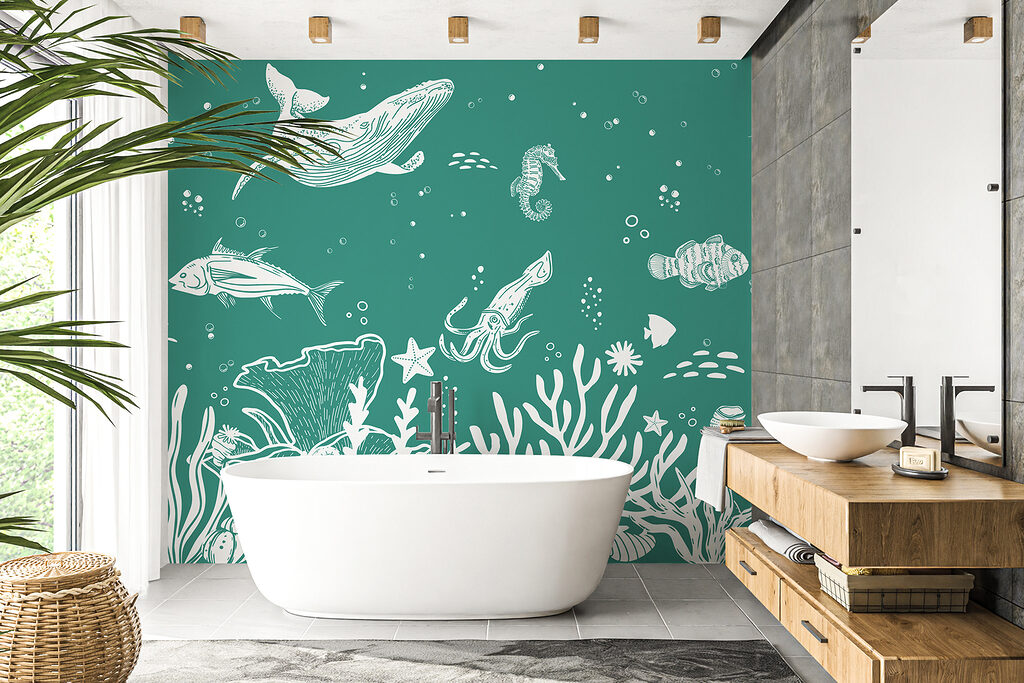 Ocean Life in Chalk — interior 2