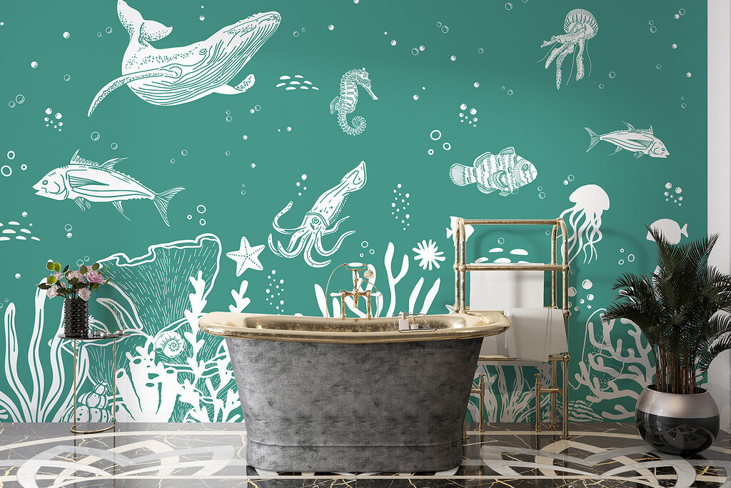 Ocean Life in Chalk — interior 3