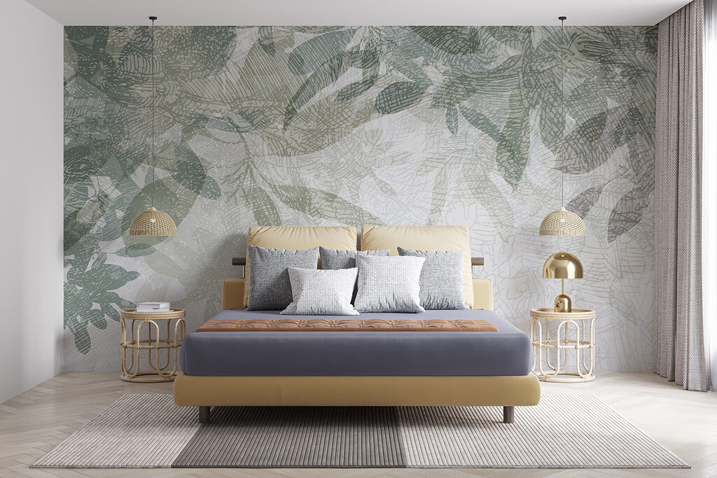Green leafy branches — interior 1