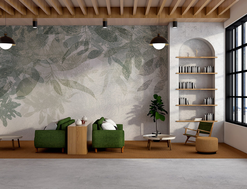 Green leafy branches — interior 5