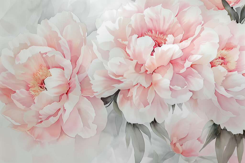 Overlapping pink petals — full design