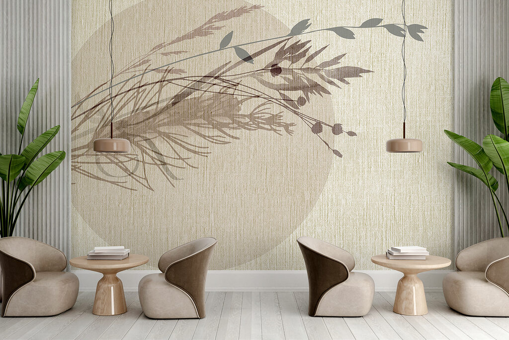 Grasses before a circle — interior 5