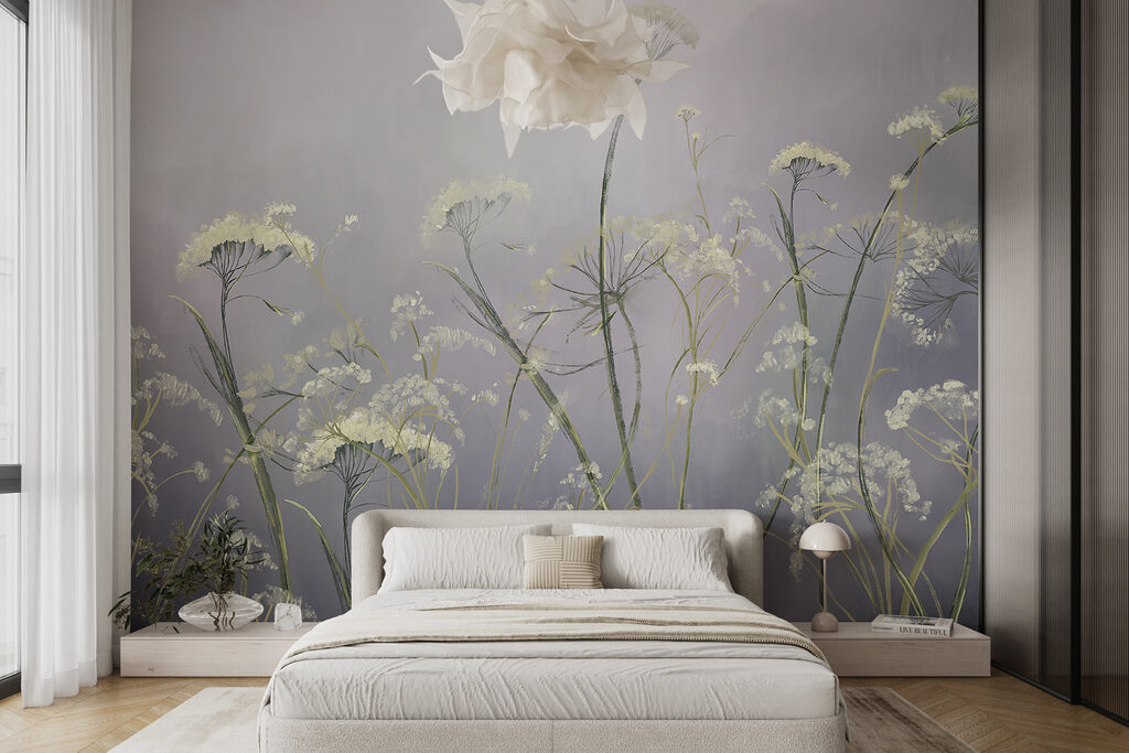 Umbel flowers in mist — interior 1