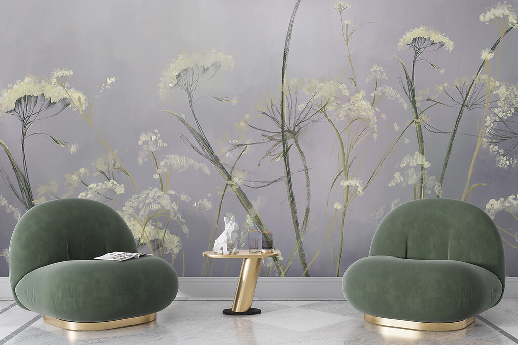 Umbel flowers in mist — interior 3