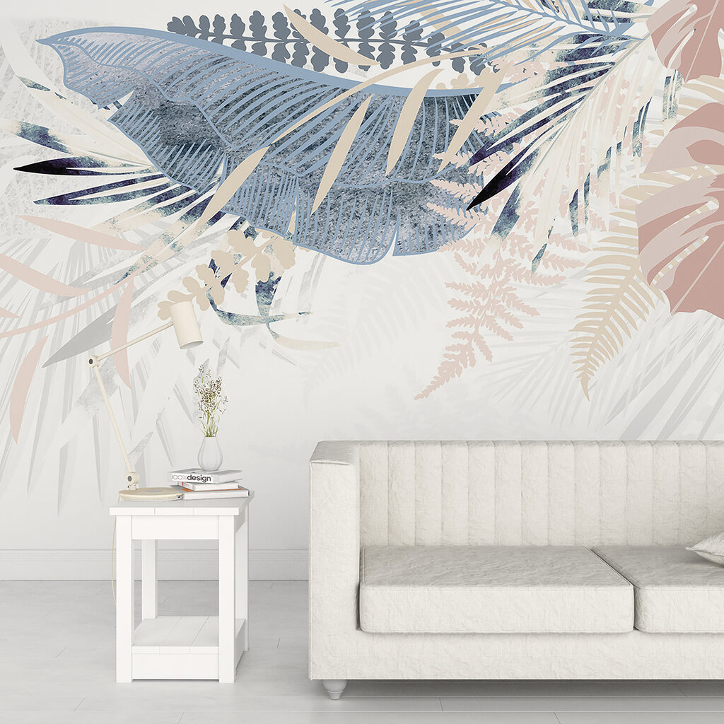 Pastel leaves fan out — interior 4
