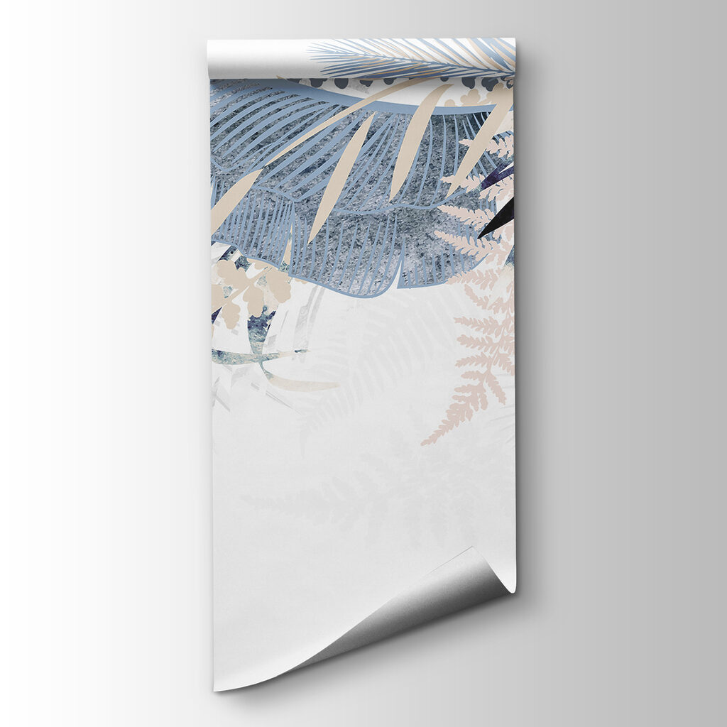 Pastel leaves fan out — product view