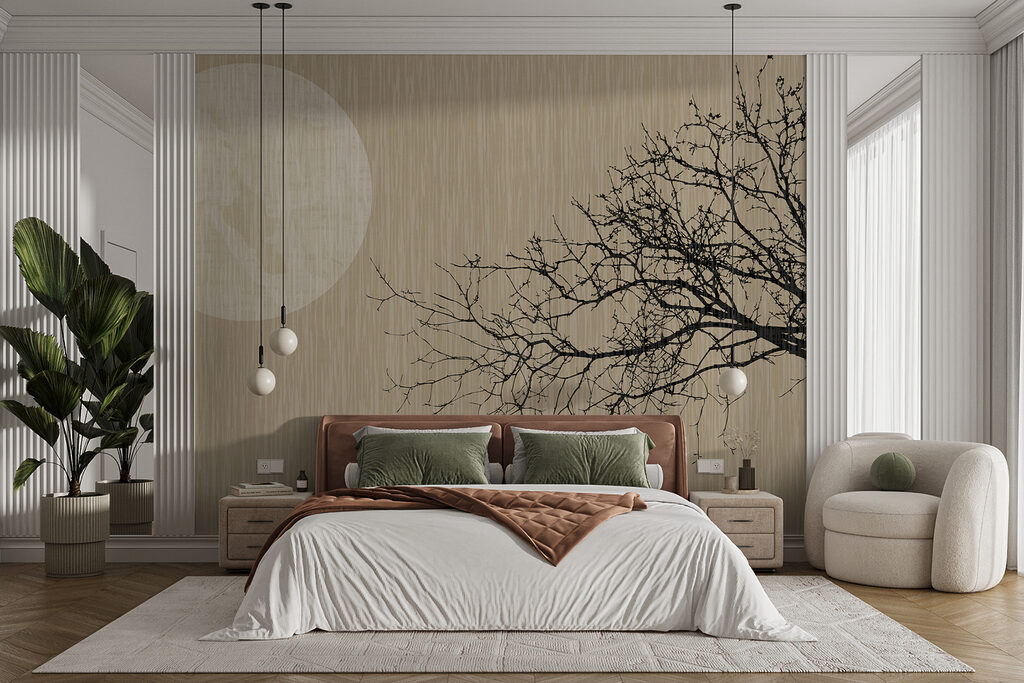 Branch before the moon — interior 1
