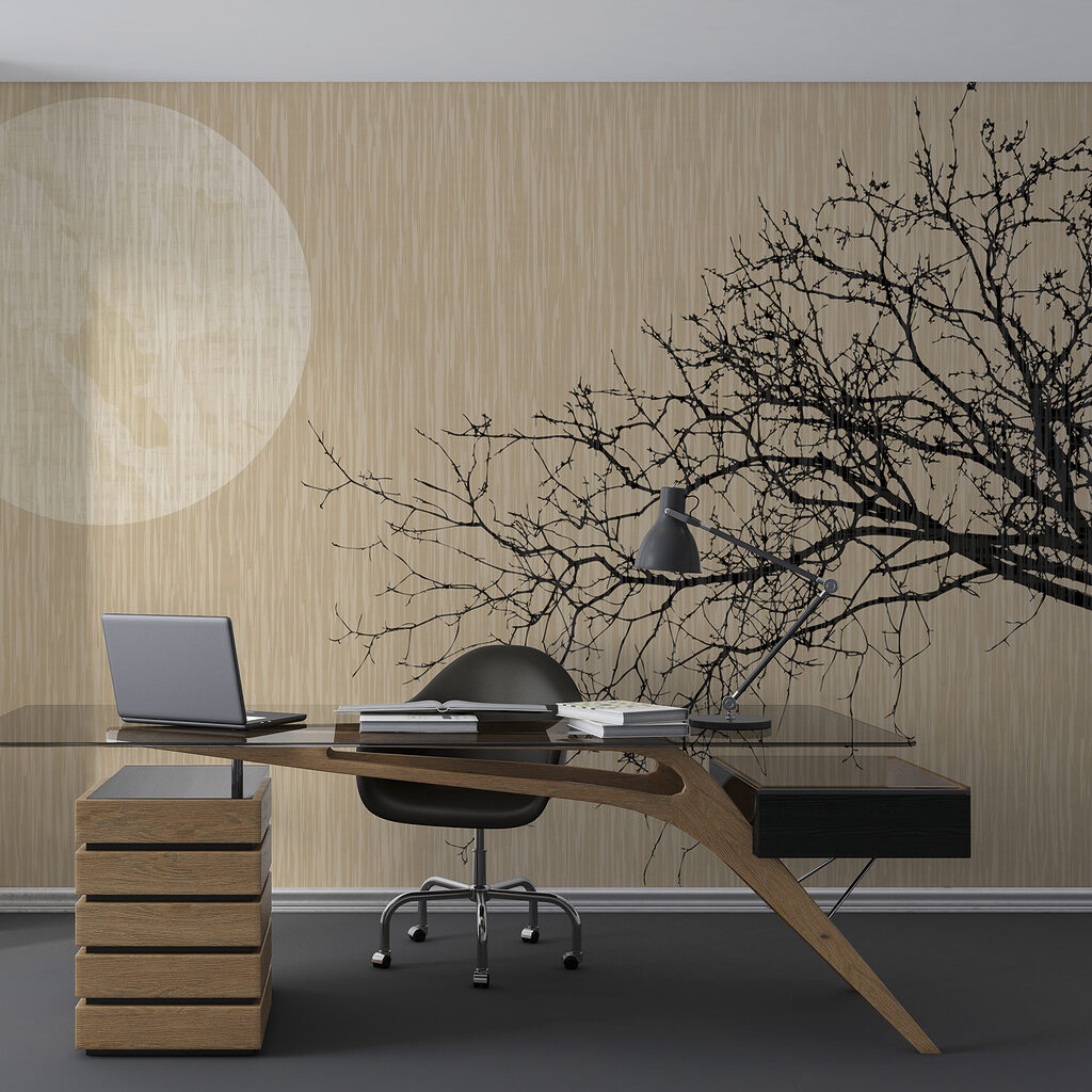 Branch before the moon — interior 2