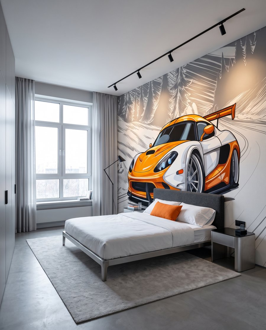 Winter Racetrack — interior 2