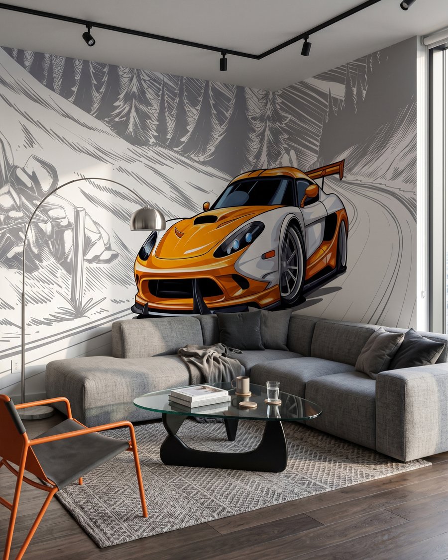 Winter Racetrack — interior 3