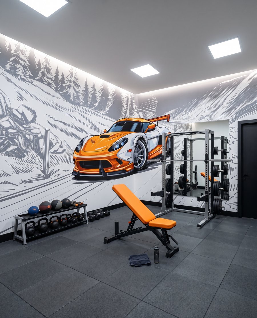 Winter Racetrack — interior 6