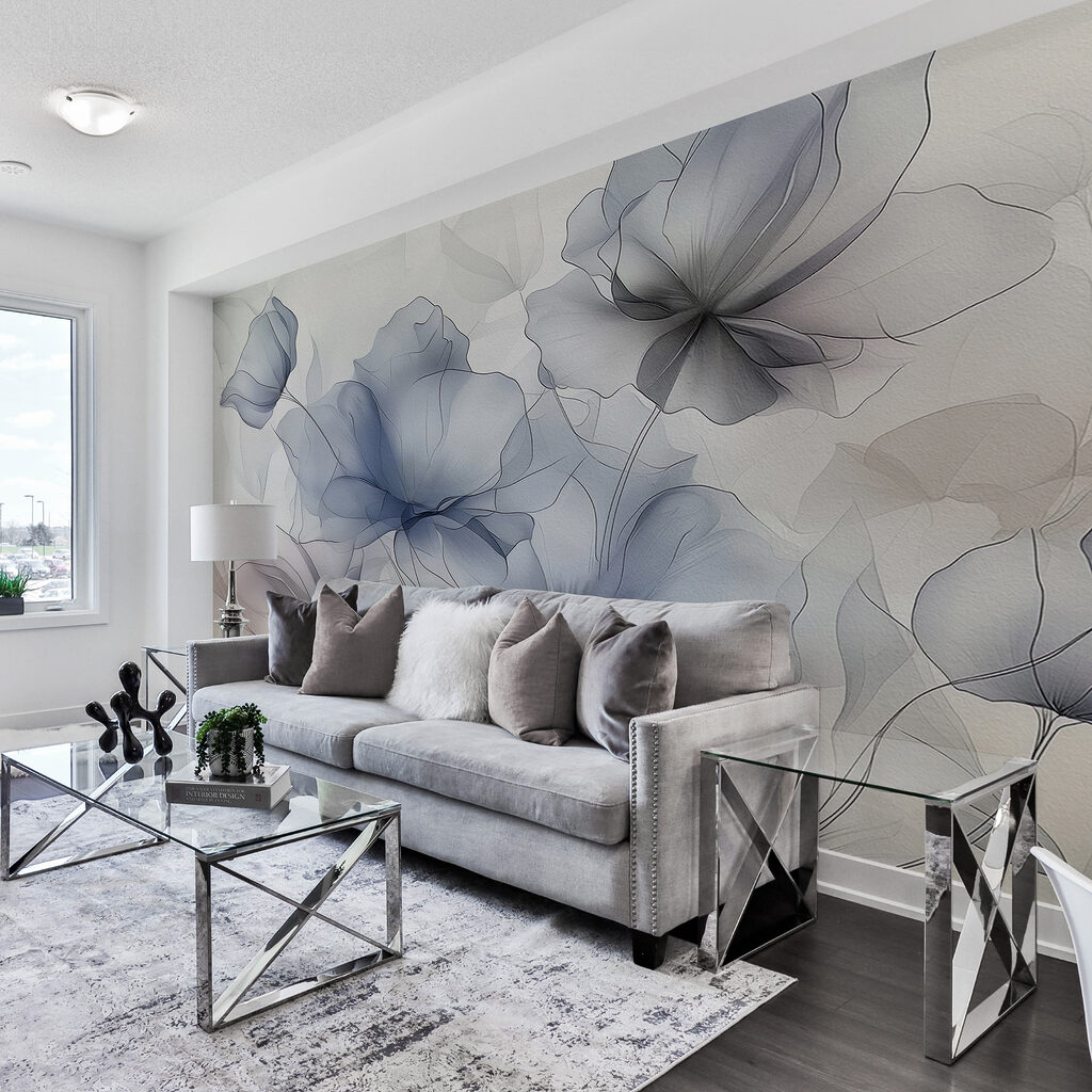 Translucent blue-grey flowers — interior 1