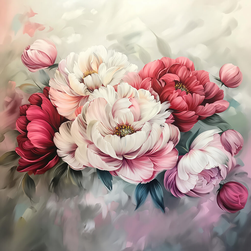 Peony Posy — full design