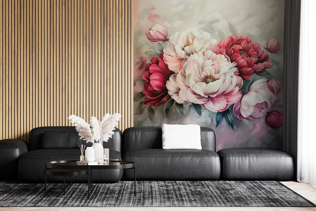 Peony Posy in an interior