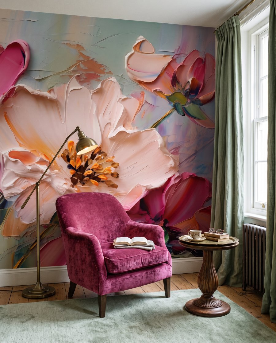 Garden in Bloom in an interior