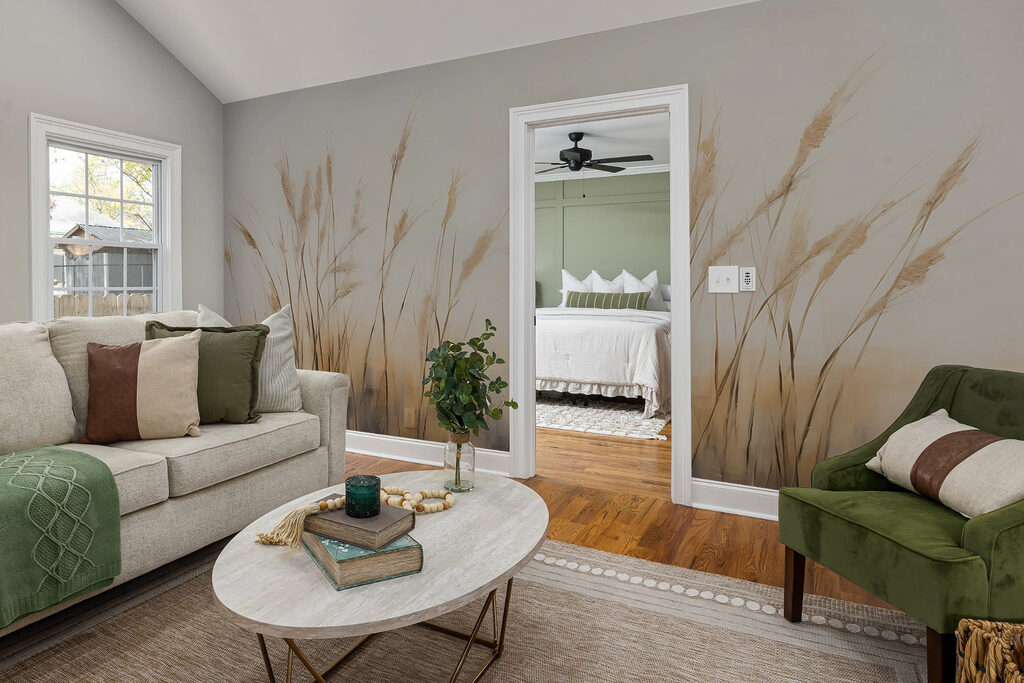 Grasses in sand mist — interior 2