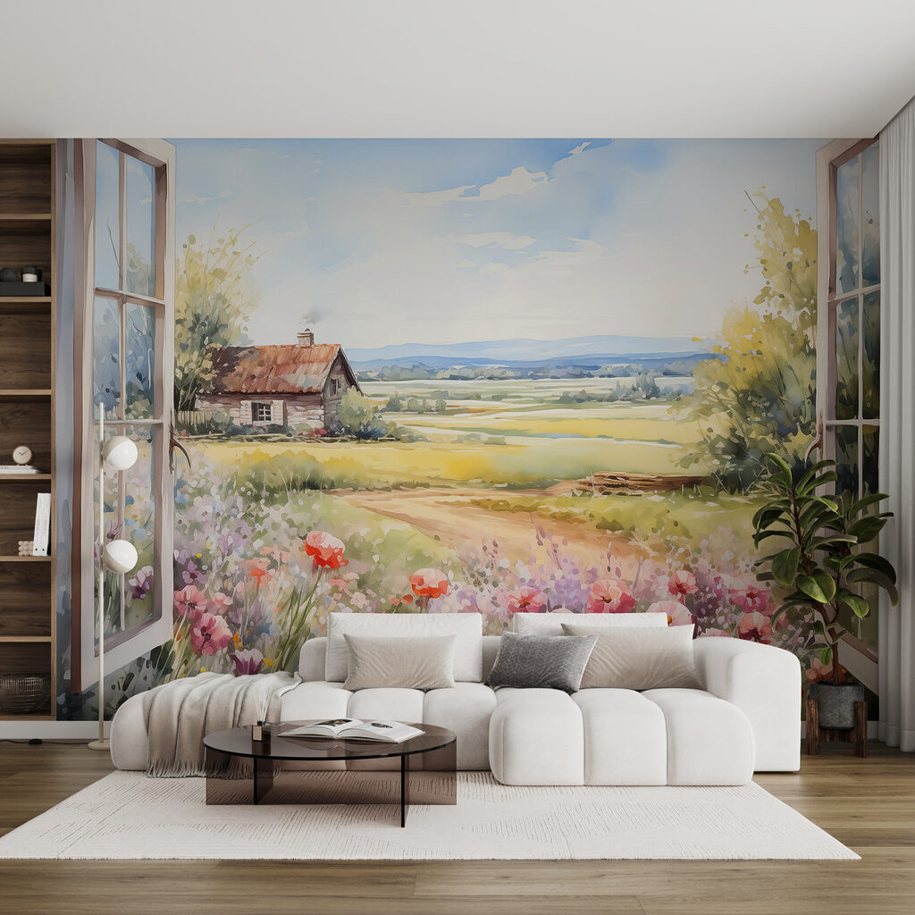 Window on the Meadow in an interior