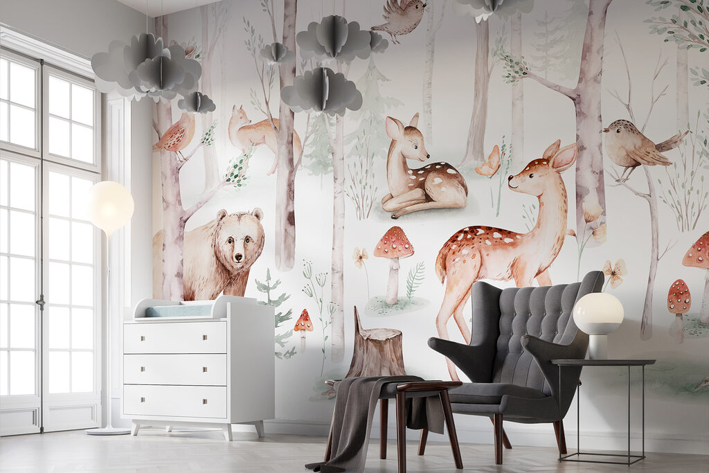 Forest deer and bear — interior 5