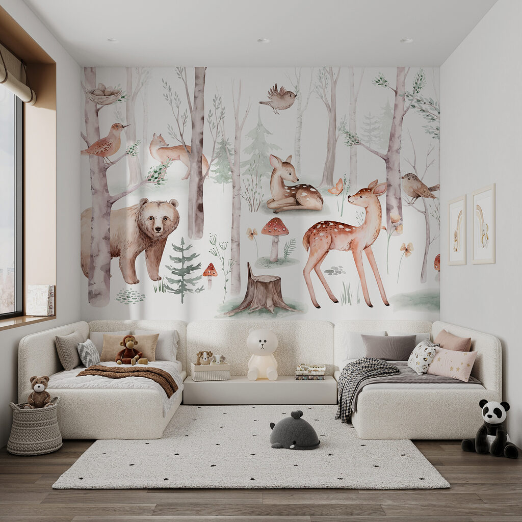 Forest deer and bear — interior 6