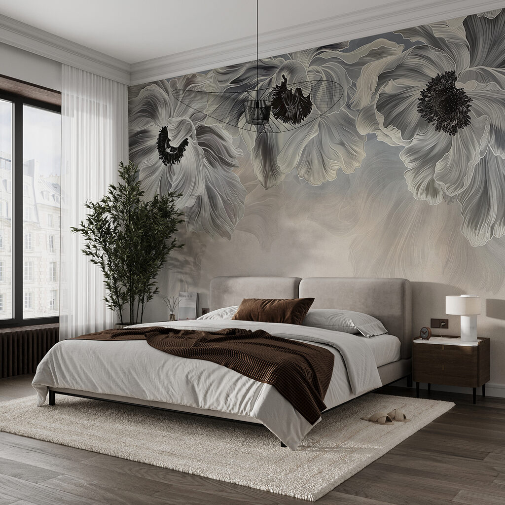 Grey blooms, dark hearts — interior 1