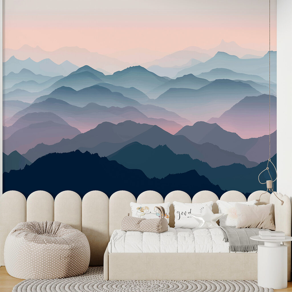 Layer Upon Mountain in an interior