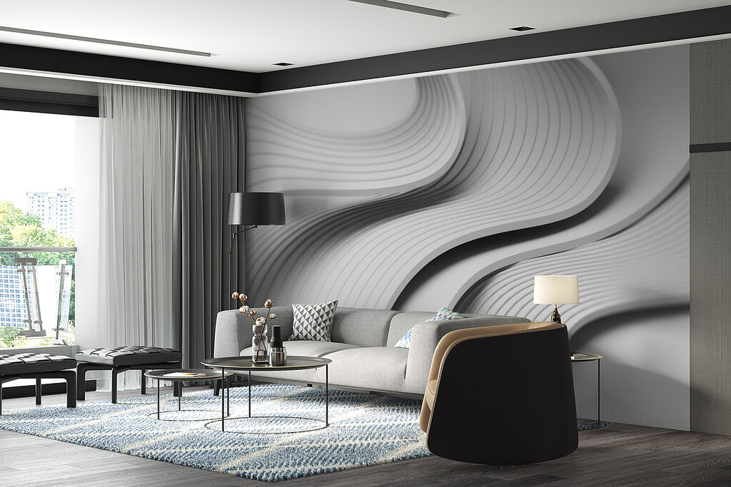 Ridges in flowing waves — interior 3