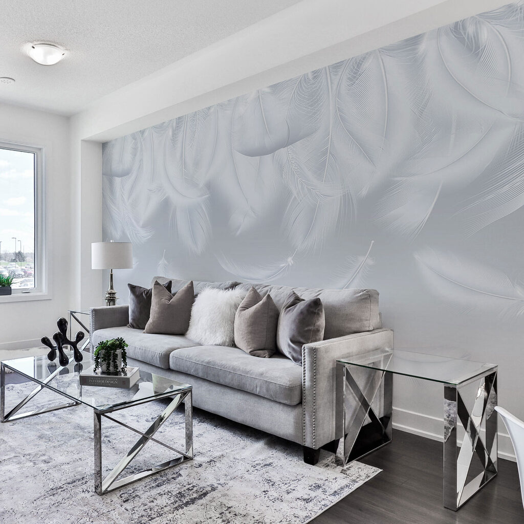 Feathers Falling Softly — interior 2