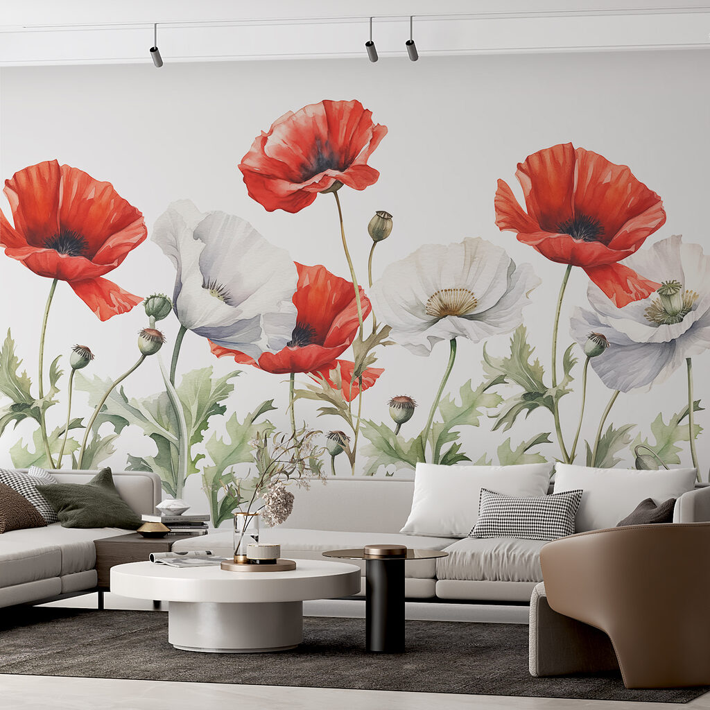 Poppy Walk in an interior