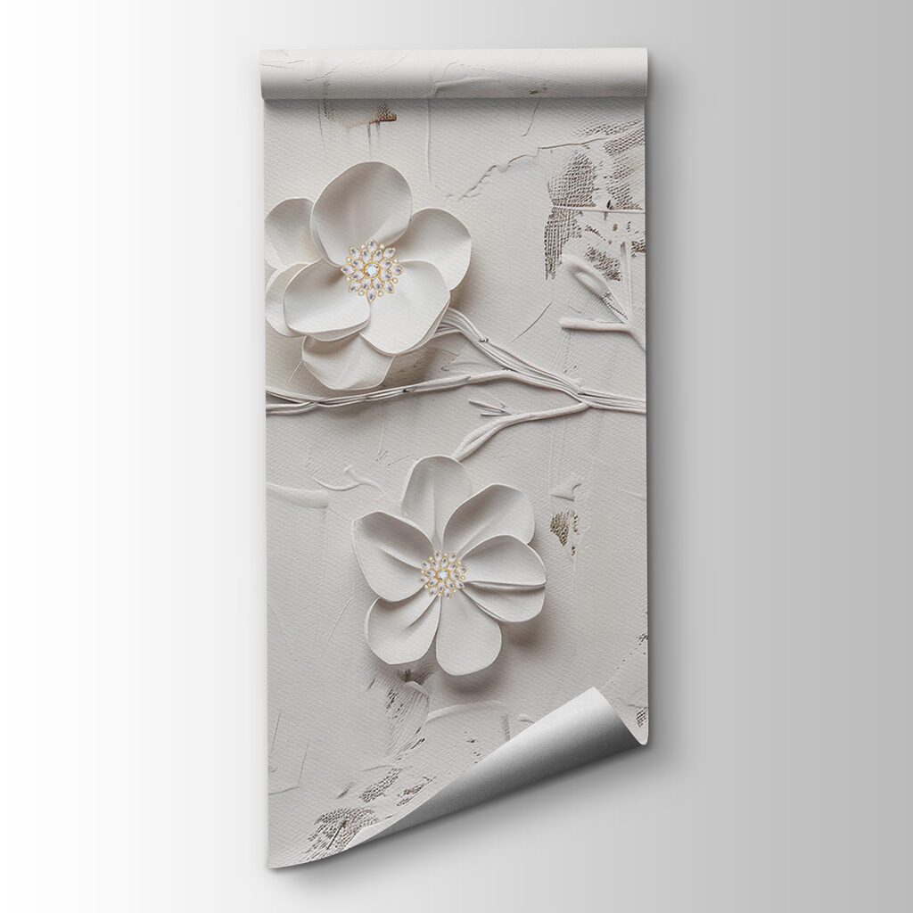 White blossom with depth — product view