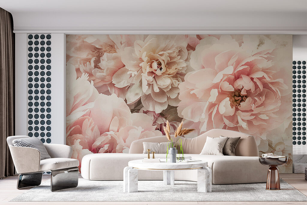 Peony Abundance in an interior