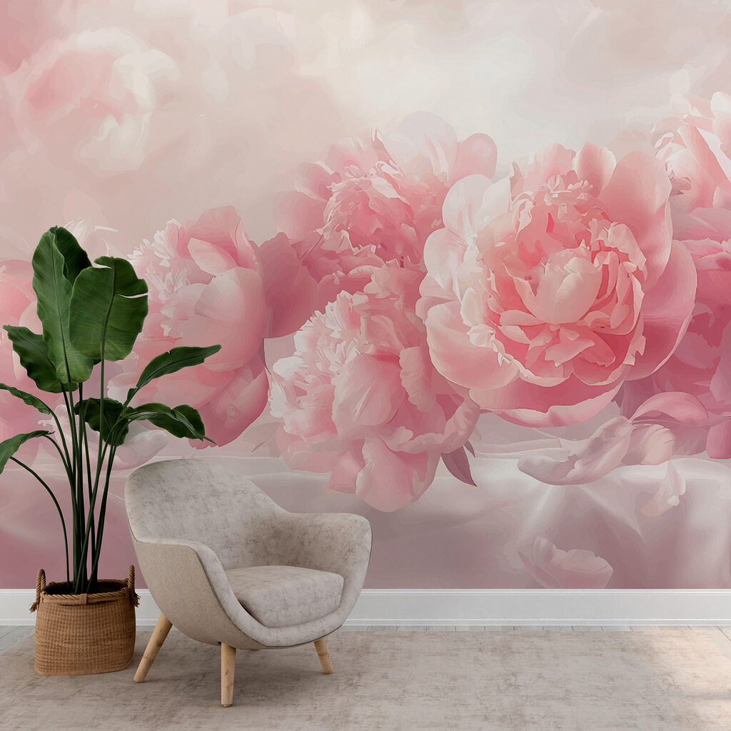 Pink blooms beneath clouds — interior 4
