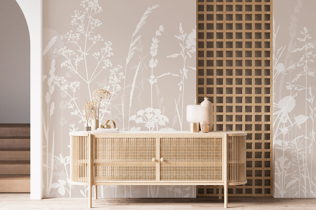 White meadow flowers — interior 1
