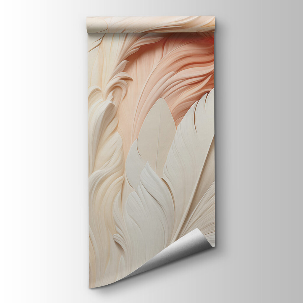 Feathers in wavy lines — product view