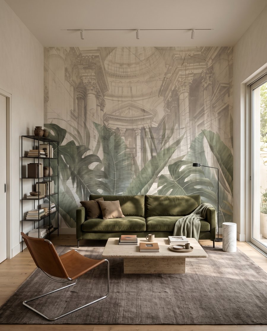 Conservatory Leaves in an interior