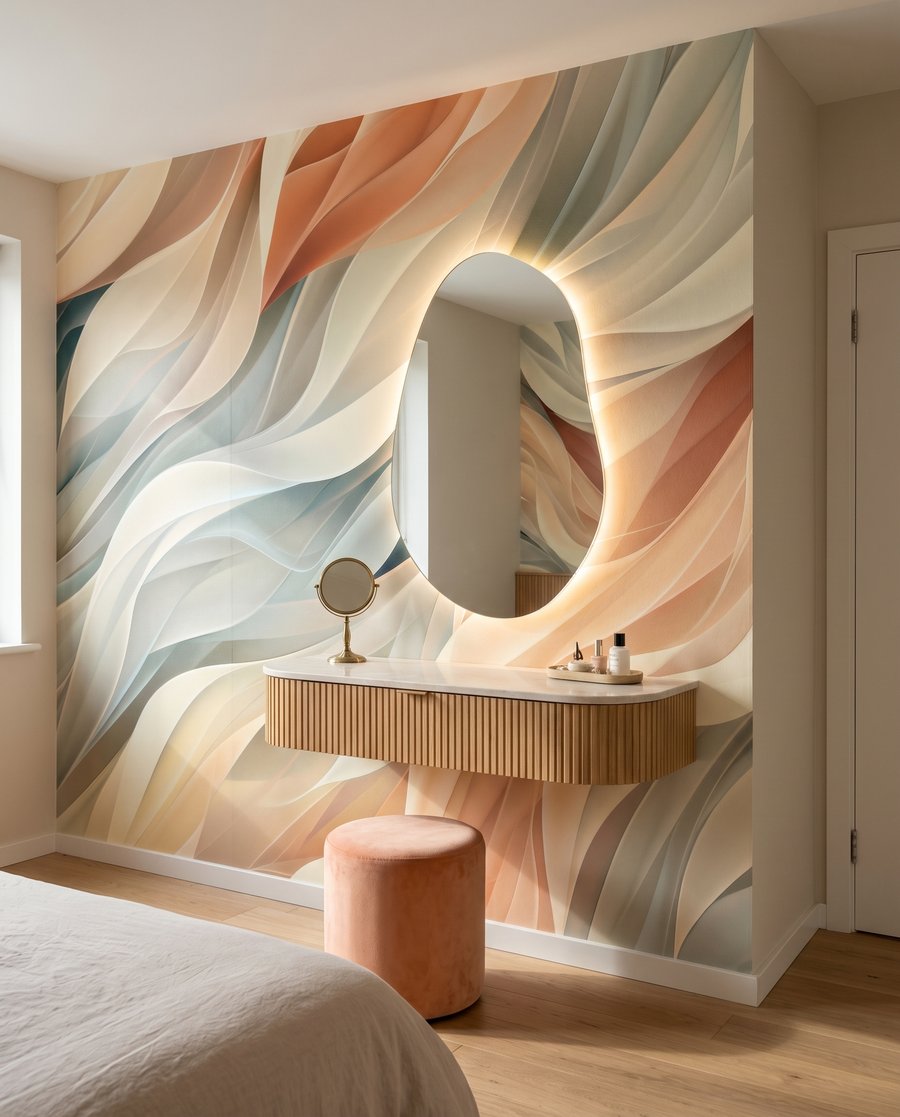 Flowing Leaves in an interior