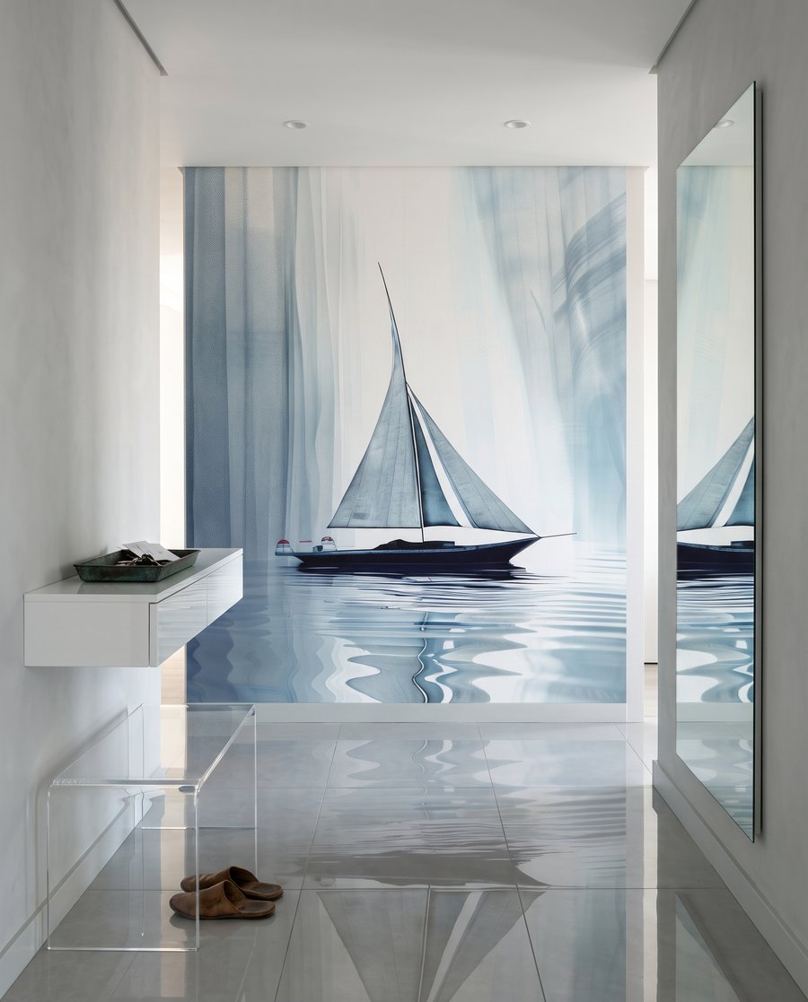 Sailing Through Light in an interior