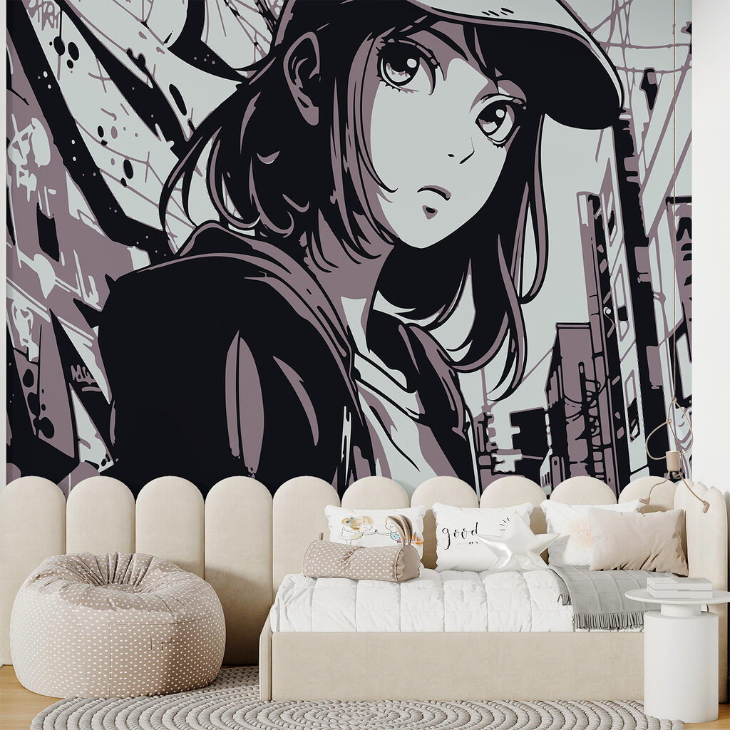 Manga girl in town — interior 2