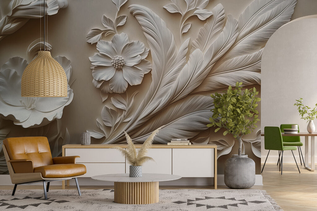 Sculpted Floral Scroll — interior 4