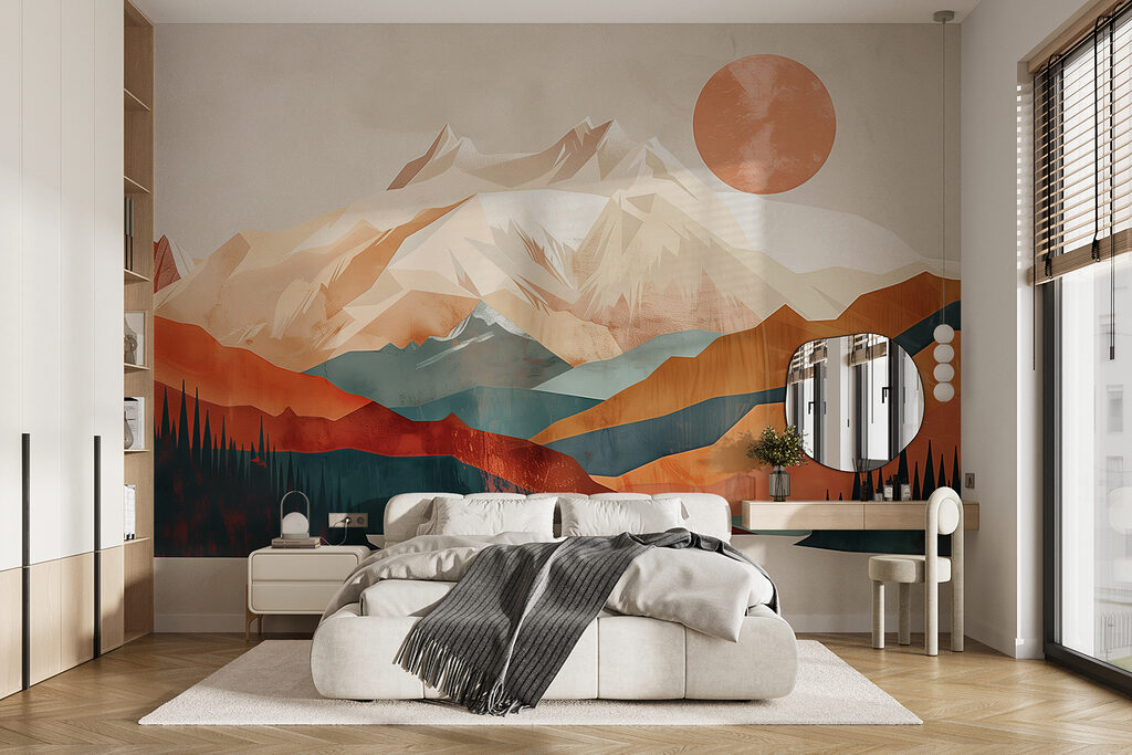 Mountain Sun in an interior