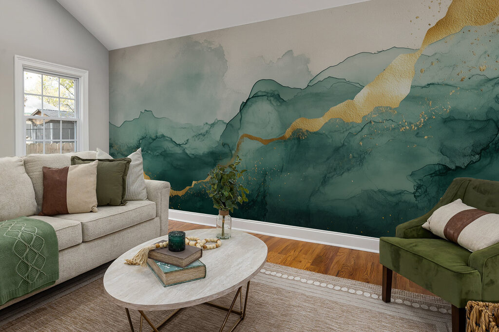 Watercolour Mountain Flow — interior 2