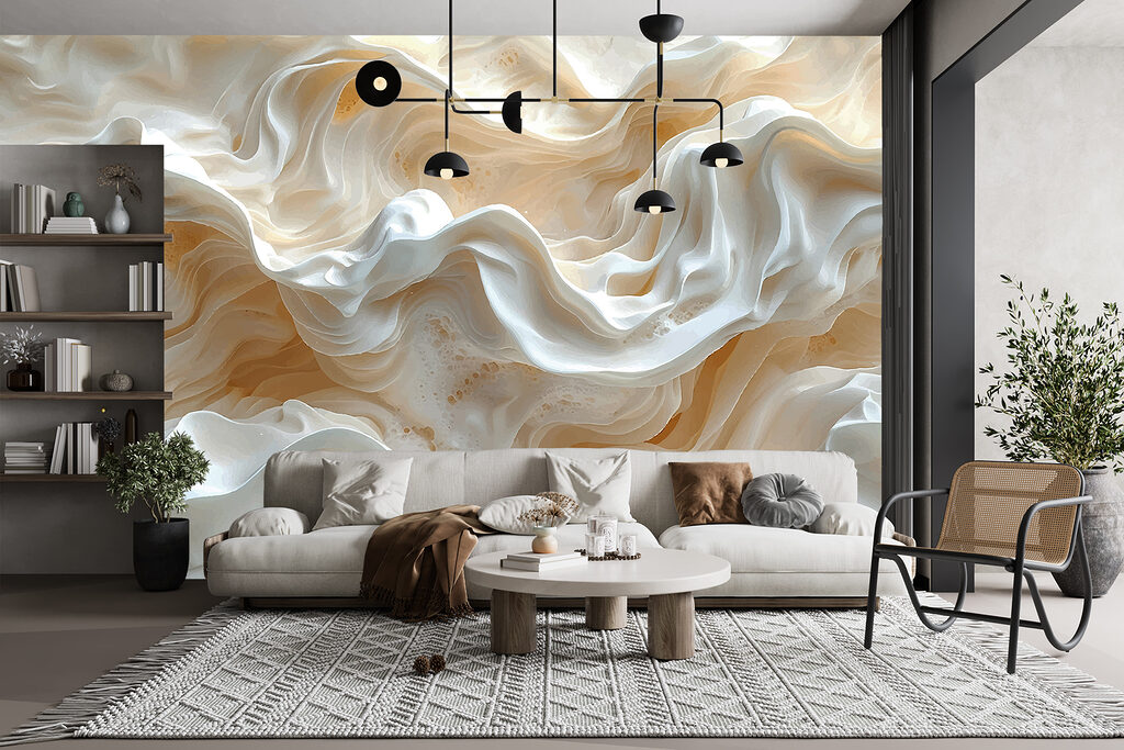 Soft cream waves — interior 1