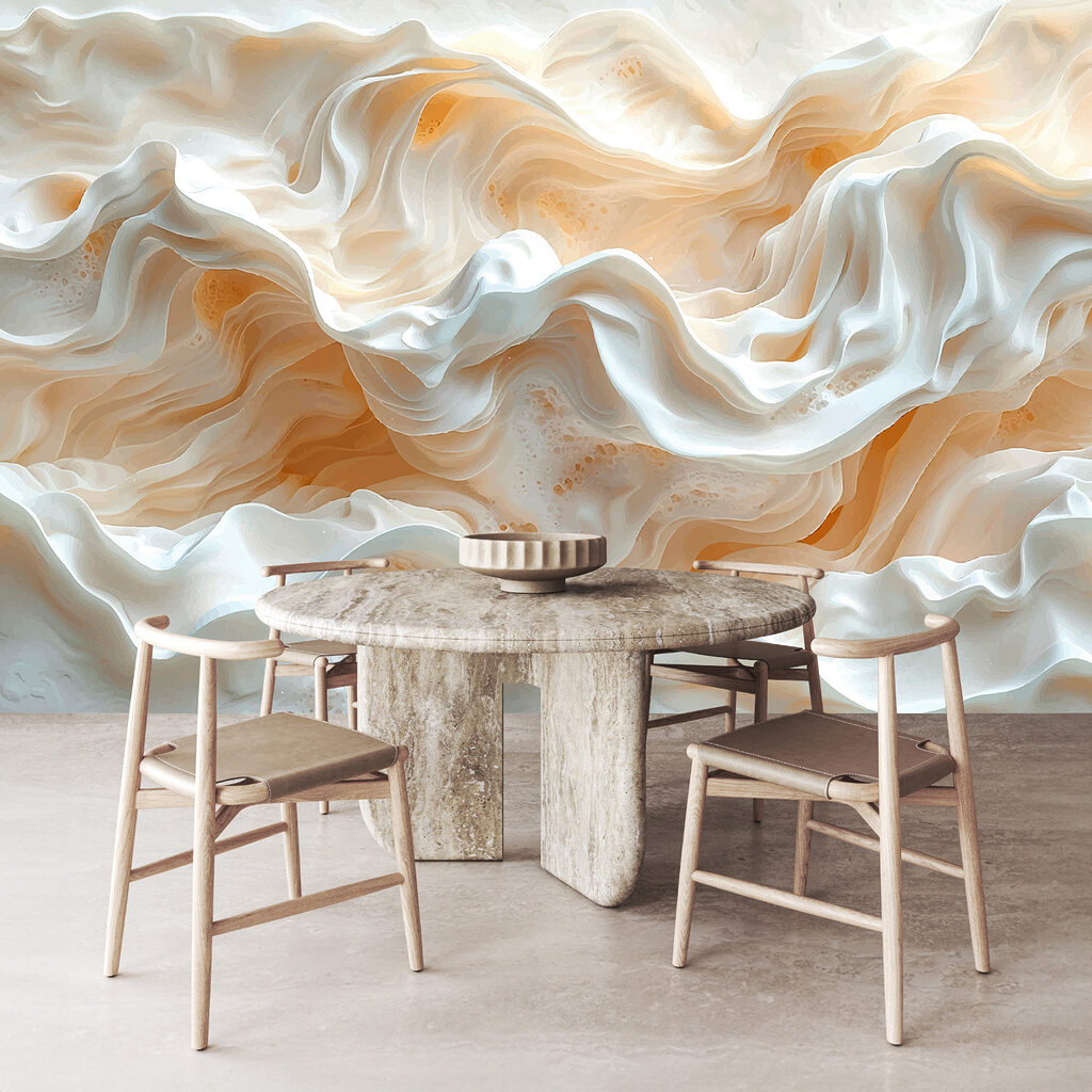 Soft cream waves — interior 2