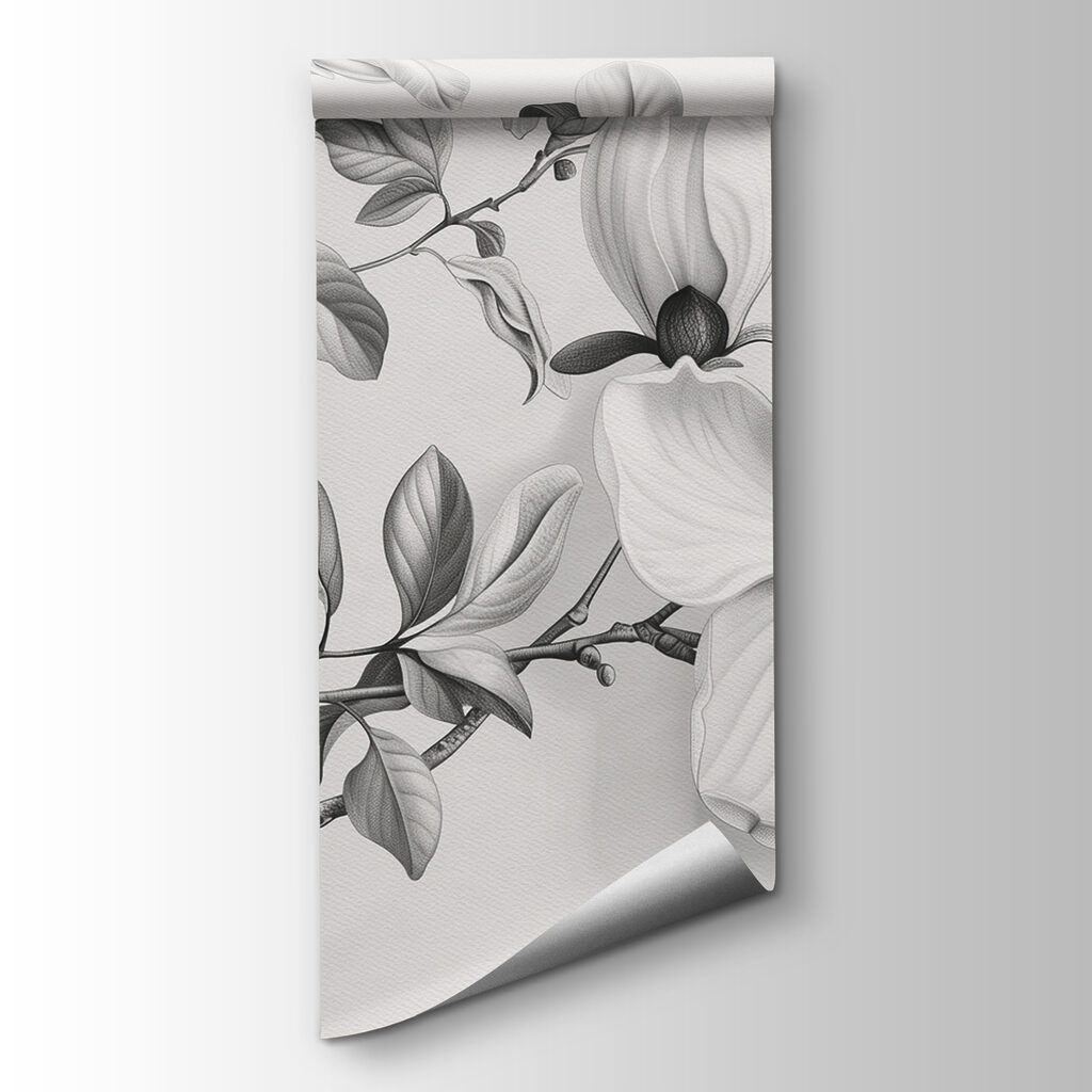 Magnolia branches in pencil — product view